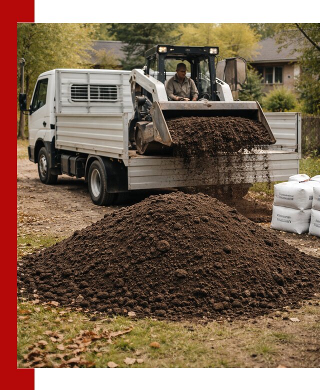 Доставка садовой земли в больших объёмах в Новоуральске