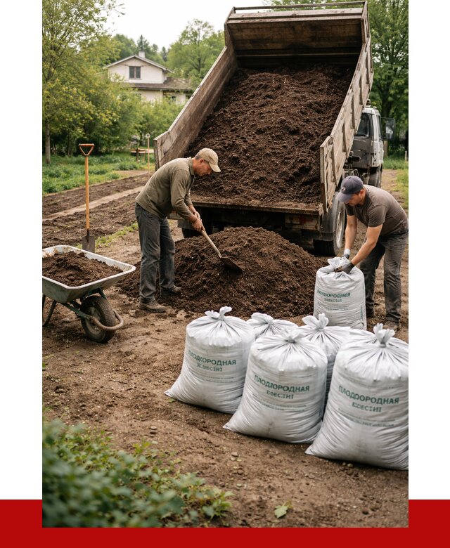 Плодородная смесь в Новоуральске от 4287 р./куб с доставкой | ПРОНЕРУДНву