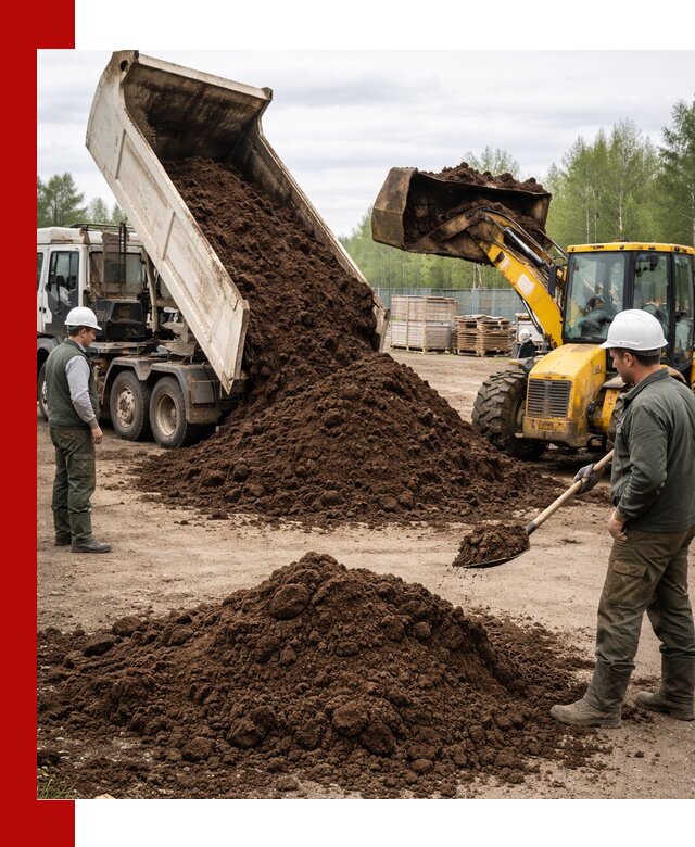 Доставка торфа оптом и в мешках в Новоуральске