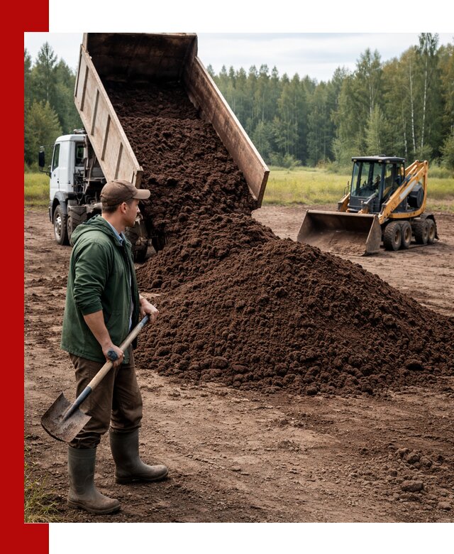 Купить верховой торф с доставкой в Новоуральске для садоводства и растений