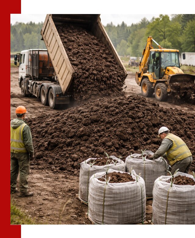 Доставка нейтрального торфа в Новоуральске оптом и в розницу