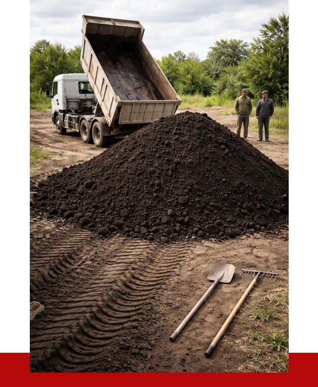 Купить чернозем навалом в Новоуральске от 1225 р. за куб | ПРОНЕРУДНву