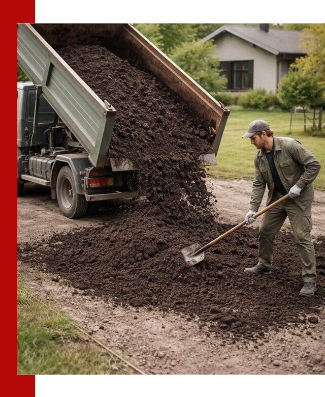Чернозем для газона с доставкой в Новоуральске быстро и качественно