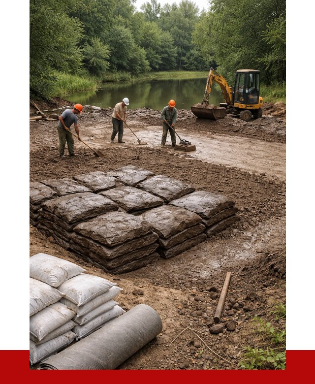 Купить глину для пруда в Новоуральске от 4594 р. с доставкой | ПРОНЕРУДНву