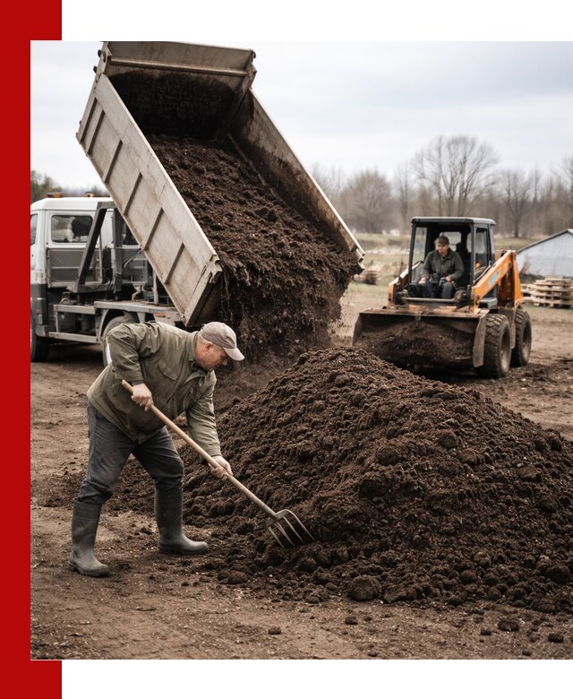Доставка и продажа перегноя в Новоуральске быстро и дешево