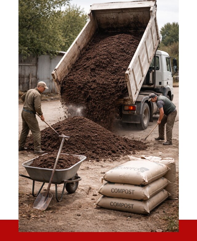 Купить компост в Новоуральске от 4287 р. за куб с доставкой | ПРОНЕРУДНву