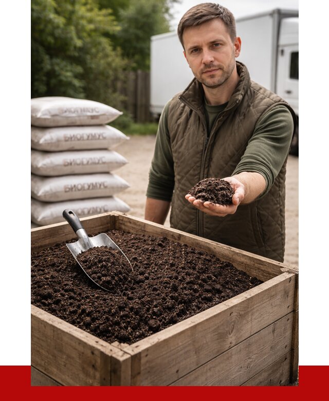 Купить биогумус в Новоуральске с доставкой от 8677 р. за куб | ПРОНЕРУДНву