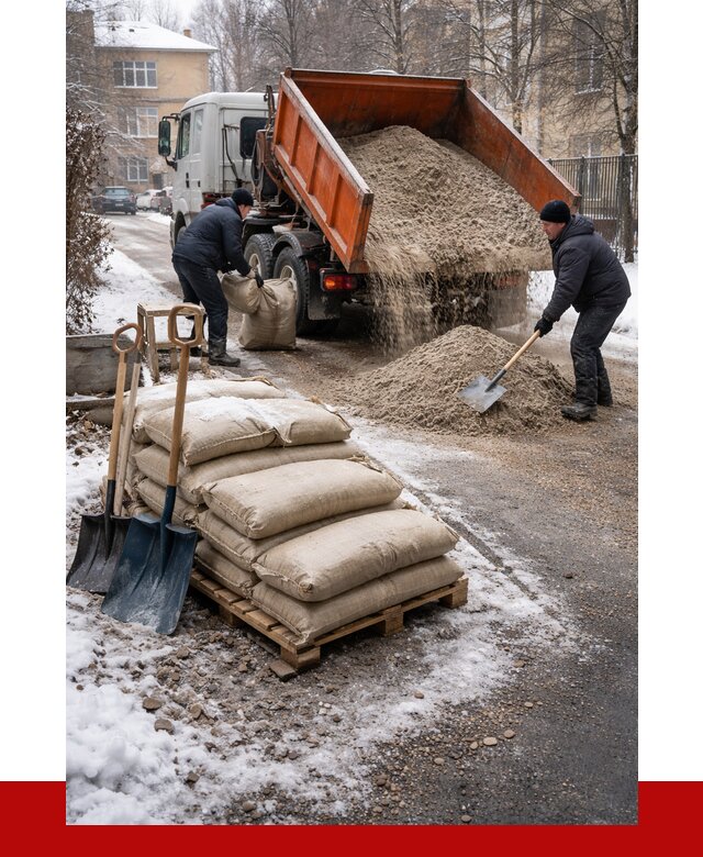 Противогололедные материалы оптом в Новоуральске от 4287 р. | ПРОНЕРУДНву