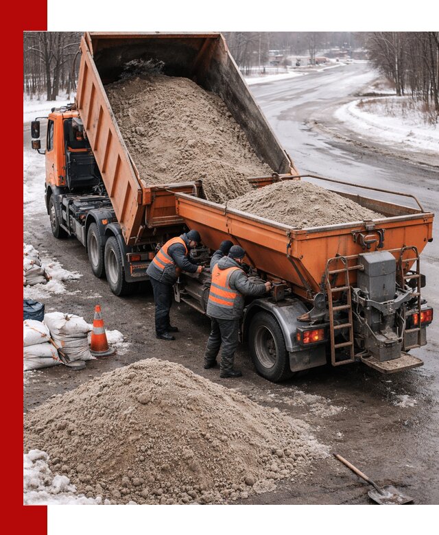 Поставка и вывоз пескосоля в Новоуральске оптом и в розницу