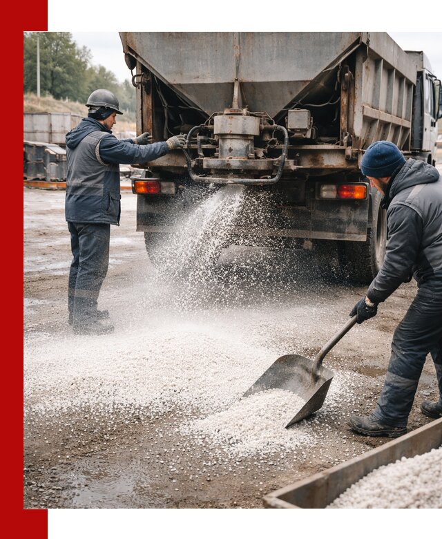 Доставка и продажа хлористого кальция в Новоуральске