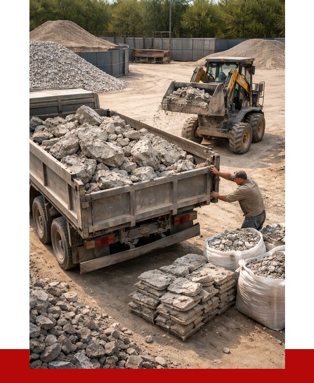 Купить бой бетона с доставкой в Новоуральске от 4900 р. | ПРОНЕРУДНву