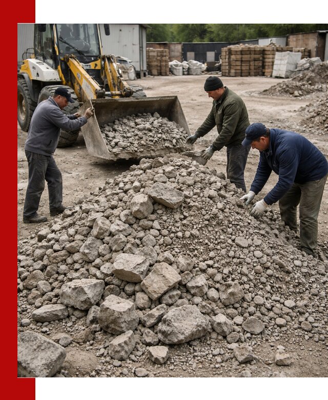 Демонтаж и вывоз бой бетона в Новоуральске