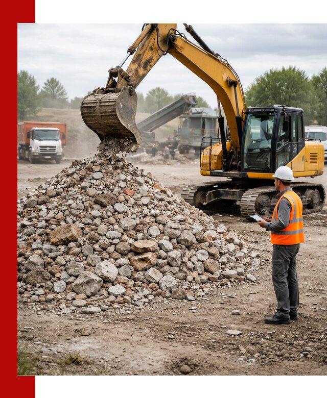 Доставка и вывоз строительного боя в Новоуральске