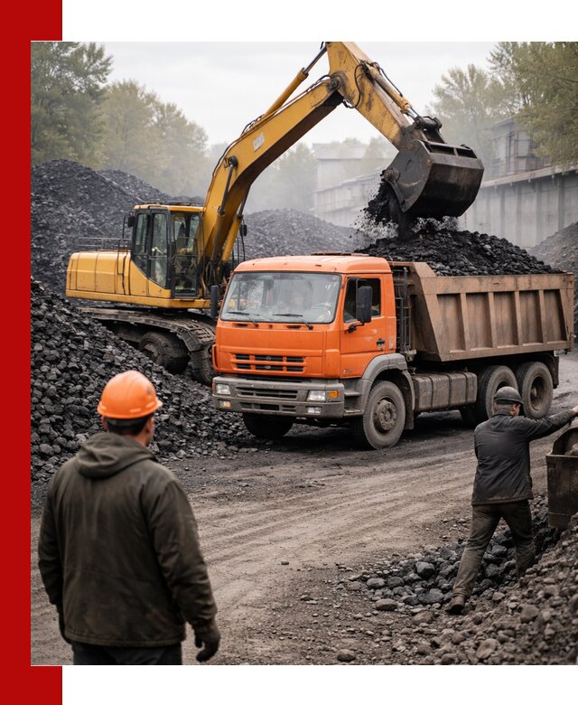 Доставка угля автотранспортом в Новоуральске быстро и выгодно