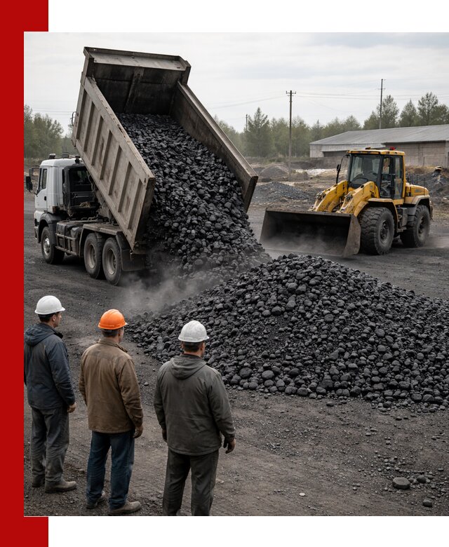 Доставка угля антрацита в Новоуральске с самосвалами и погрузкой