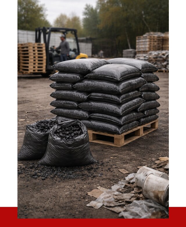 Купить уголь в мешках с доставкой в Новоуральске от 7656 р. | ПРОНЕРУДНву