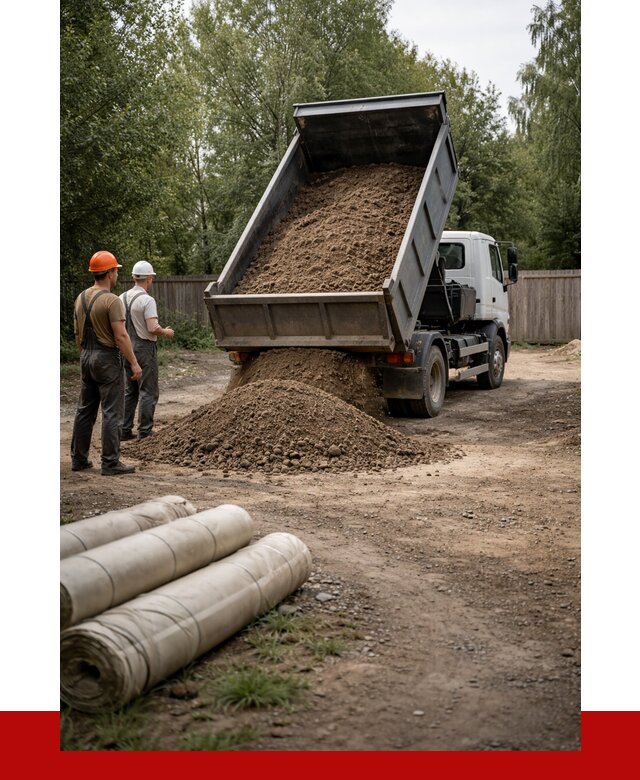 Доставка сыпучих материалов самосвалом в [cvi] от 4287 р. | ПРОНЕРУДНву