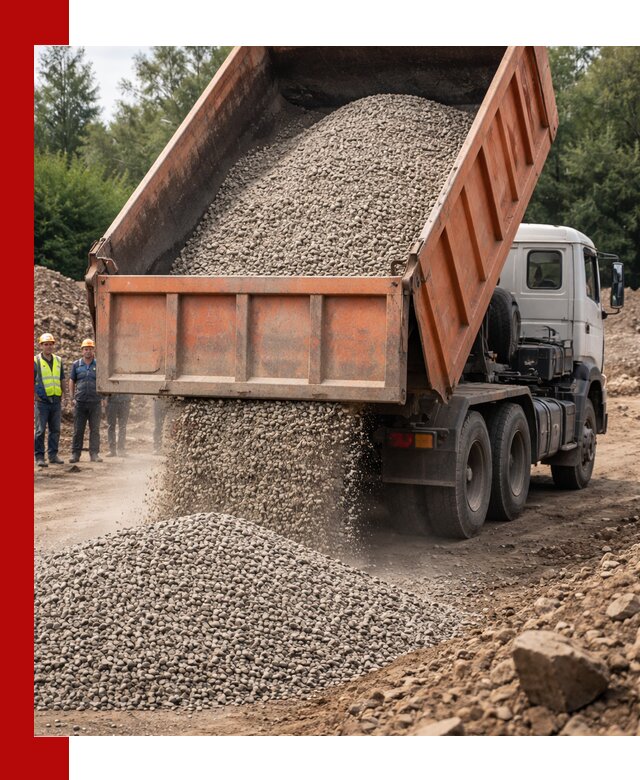 Доставка сыпучих материалов самосвалом в Новоуральске быстро и надежно