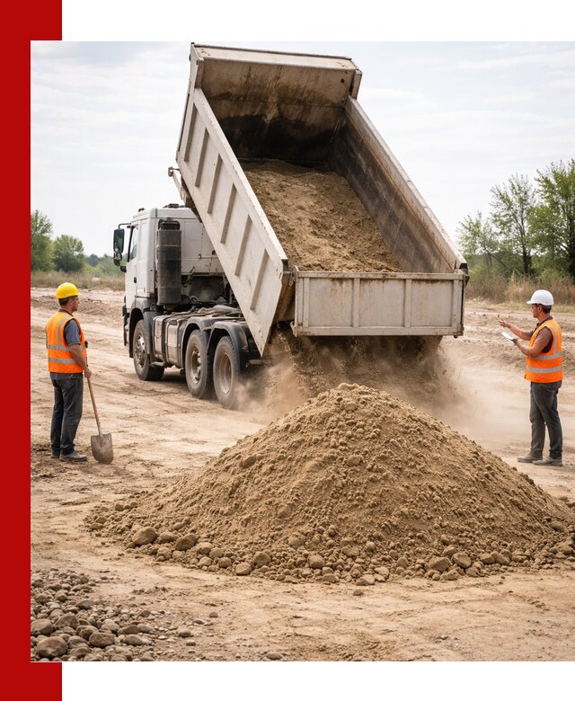 Доставка самосвалом 15 кубов в Новоуральске за город и по городу