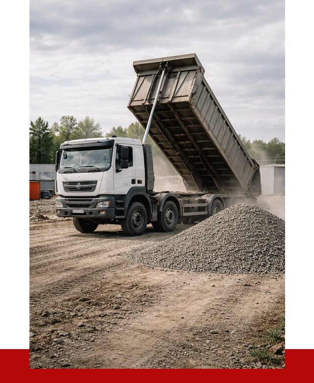 Доставка самосвалом 40 кубов в Новоуральске от 9187 р. | ПРОНЕРУДНву