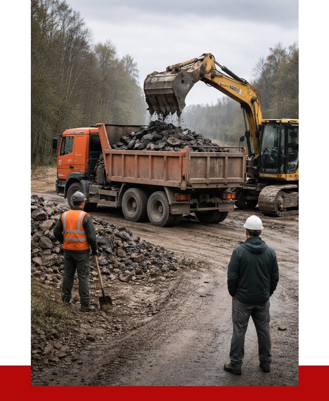 Вывоз асфальта в Новоуральске от 4594 р. самосвалом ПРОНЕРУДНву