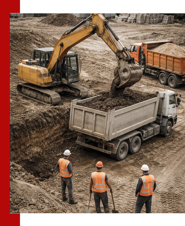 Разработка грунта для строительства и благоустройства в Новоуральске