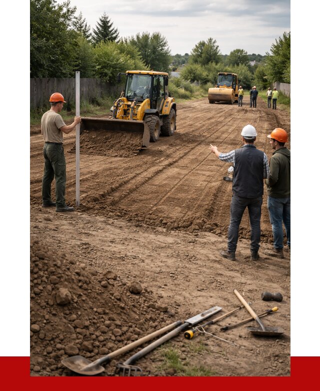 Планировка участка грунтом в Новоуральске от 4594 р ПРОНЕРУДНву