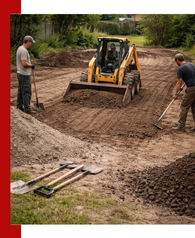 Планировка участка грунтом с вывозом и доставкой в Новоуральске