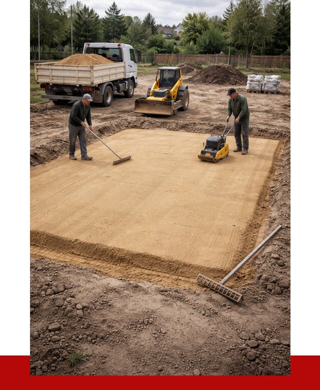 Устройство песчаной подушки в Новоуральске от 4594 р. ПРОНЕРУДНву