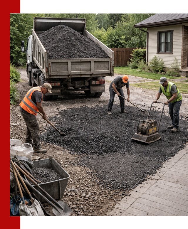 Асфальтовая крошка для двора с доставкой в Новоуральске